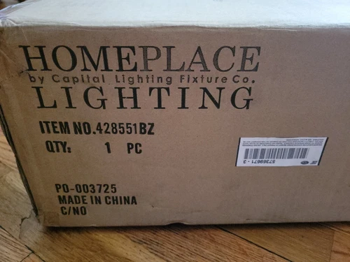 HomePlace 428551BZ Greyson - Five Light Chandelier-Bronze Finish    -Traditional - Picture 1 of 2