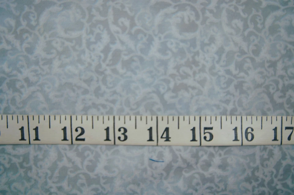 1+  Yard Vines Gray Slate Variegated  Cotton Quilting Fabric 44" X 44" - Image 2 of 2