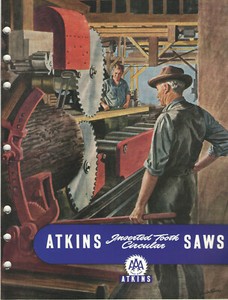 VTG 1953 ATKINS SAW INDUSTRIAL CATALOGS! 8 SECTIONS! FILES/BAND/CIRCULAR/TOOLS!