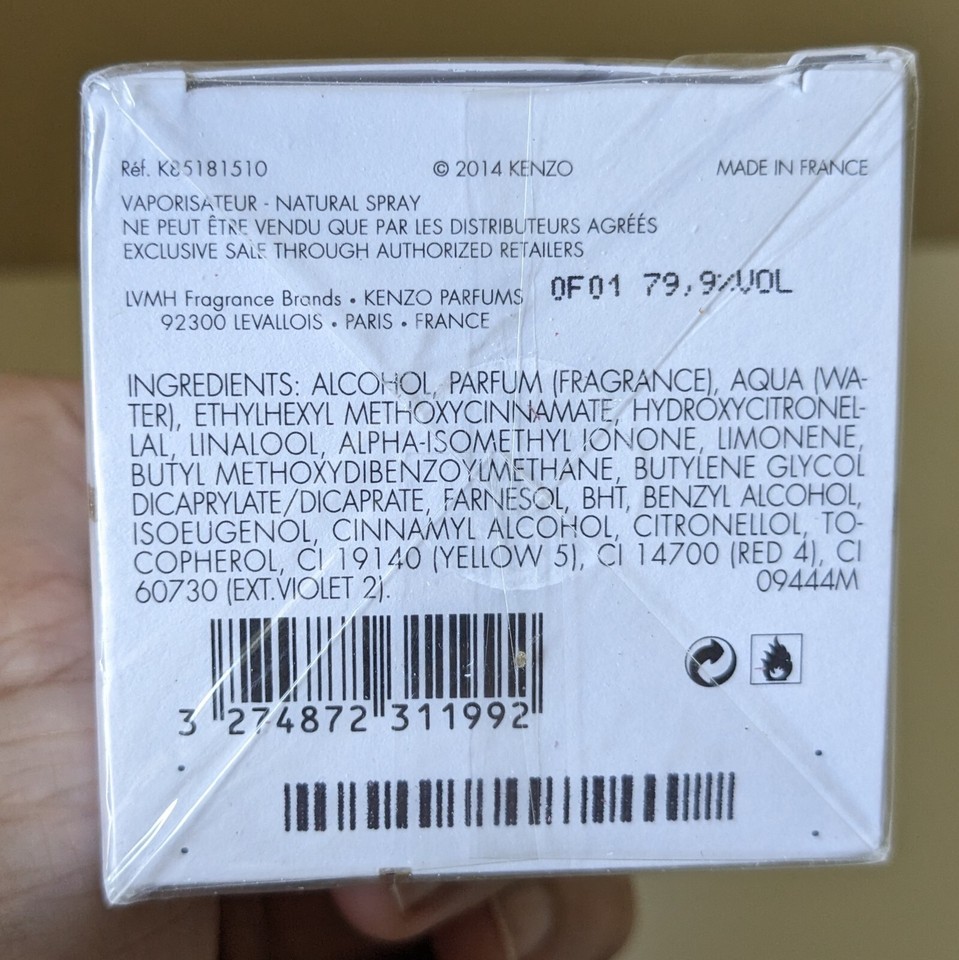 Kenzo Flower By Kenzo L'Elixir Eau De Parfum EDP 3.3 oz 100ml Perfume