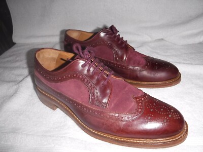 Charles Tyrwhitt Mens Suede Oxford Dress Shoes 10 CHARLES TYRWHITT Men main image 2