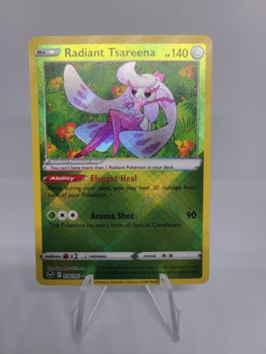 Radiant Tsareena - 016/195 Silver Tempest Holo Rare Pokemon - Near Mint - Picture 1 of 1