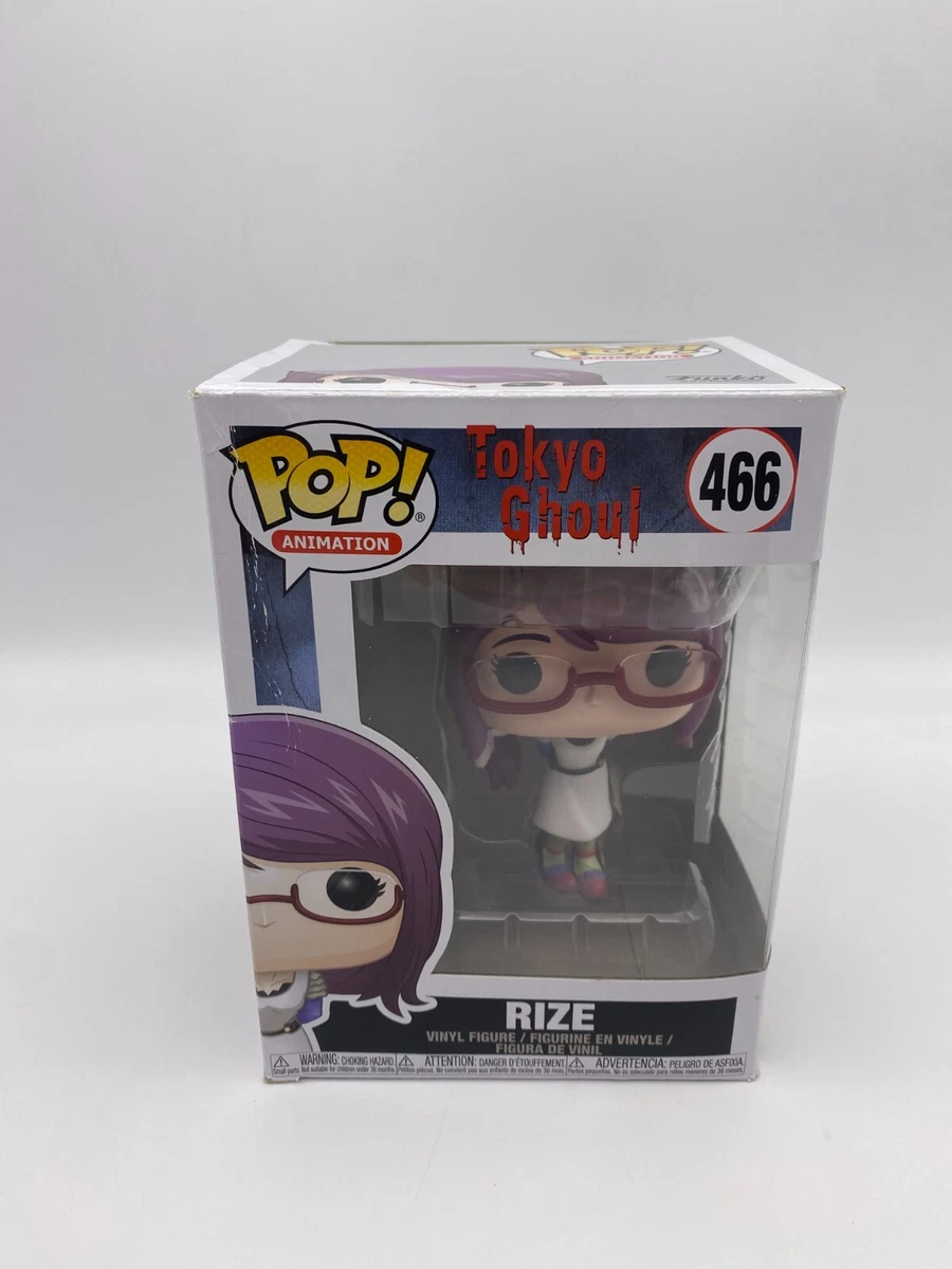 Funko Pop Rize 466 Tokyo Ghoul Anime Animation Vinyl Figure w Protector BoxWear