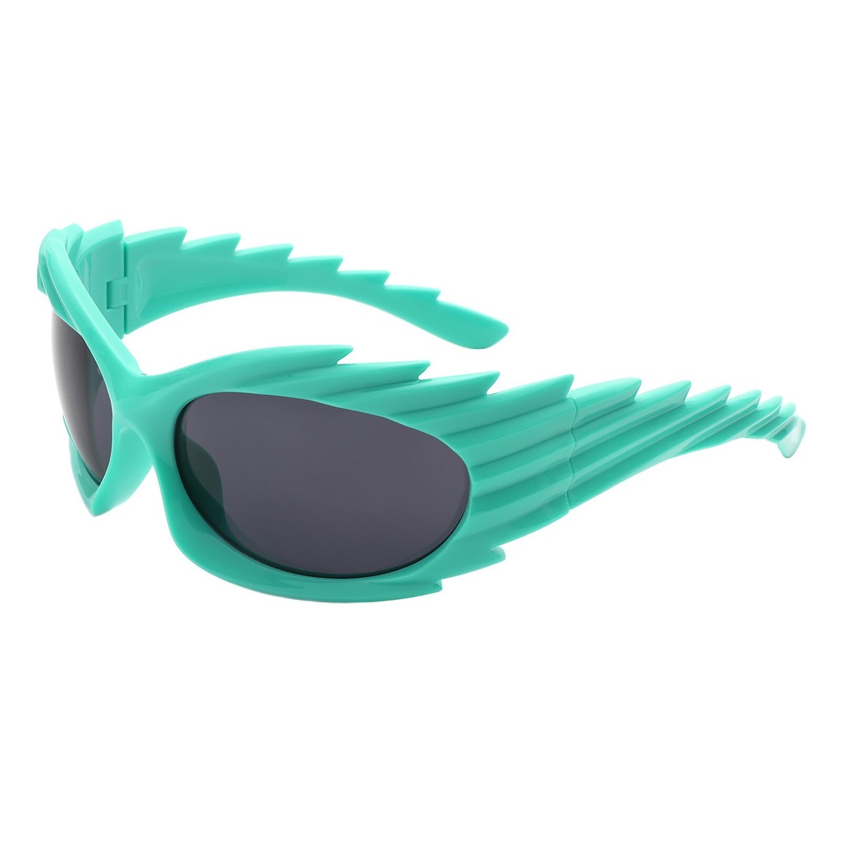 Oversized Oval Wrap Around Sunglasses with UV400 Protection Wide-Oversized-Sunglasses-Wrap  main image 4