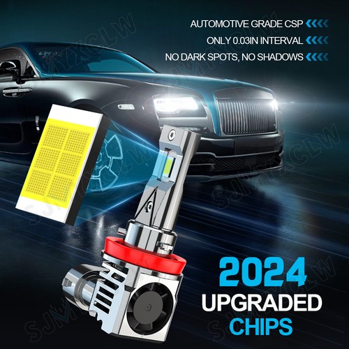 For Ram 1500 2500 3500 Big Horn Cab Pickup 2019-2023 LED Headlight Hi-Low Bulbs - Picture 6 of 13
