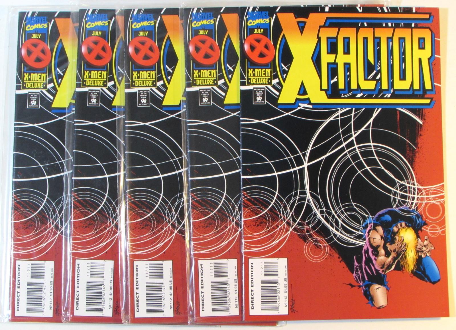 1995 X-Factor Lot of 5 #112 x5 Marvel Comics 1st Series 1st Print Comic ...