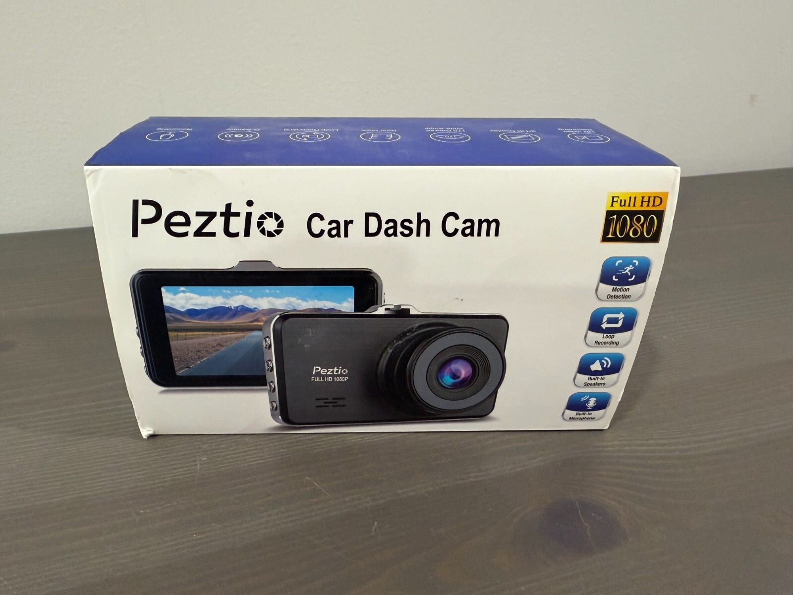 Peztio Super 1080P Full HD Dash Cam for Crystal Clear Recording-image