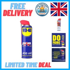 WD-40 Multi-Use Lubricant Spray 450ml - Precision Control for Rust Protection 26.64 per litre