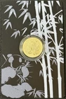 3 Gram .999 Silver Gold Gilded China Panda Tribute Medal in COA Card W/Capsule!!