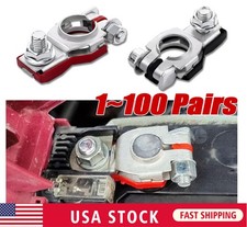 Battery Terminal Connector Top Post Positive Negative Heavy Duty Universal lot
