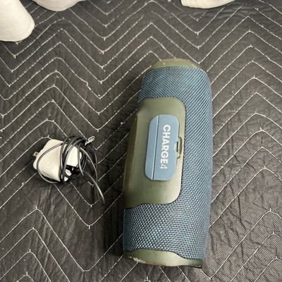 JBL Charge 4 Portable Bluetooth Speaker Blue With Charger Working
