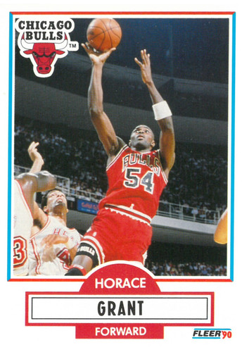 Horace Grant #24 1990 Fleer card
