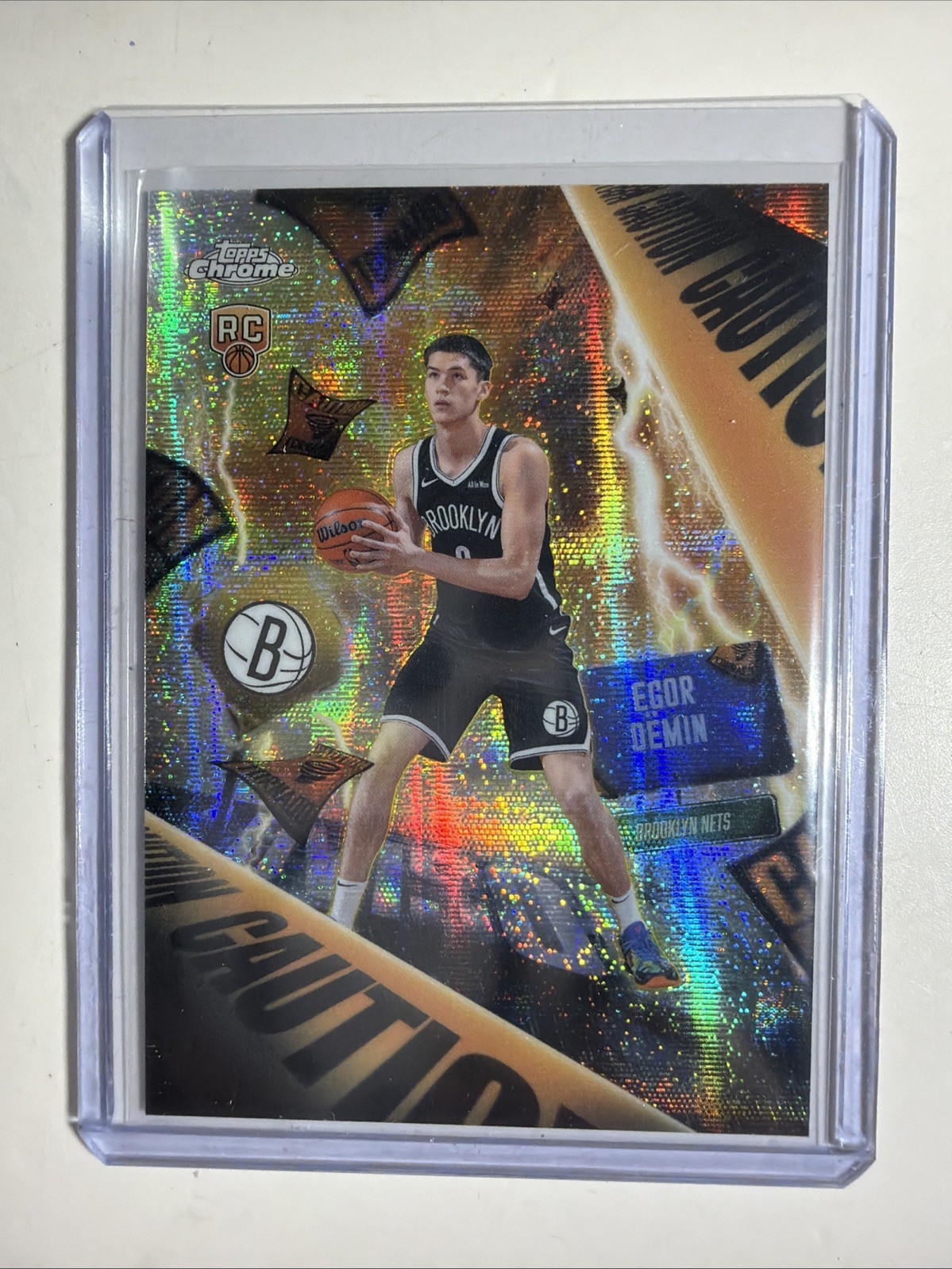 2025-26 Topps Chrome #AD-8 Egor Demin Advisory Rookie CASE HIT Nets RC