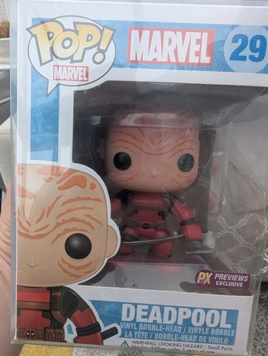 Funko POP Deadpool Unmasked #29 PX Previews Exclusive Marvel