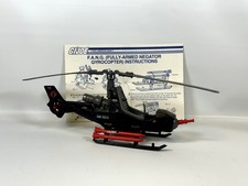 Vintage 1987 G. I. Joe F.A.N.G. Gyrocopter Complete W  Blueprint Hasbro