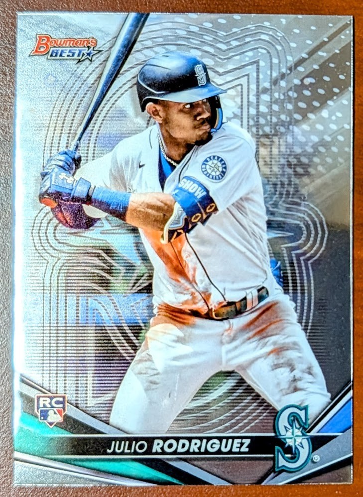 JULIO RODRIGUEZ 2022 Bowman's Best RC Chrome Rookie #23 Mariners
