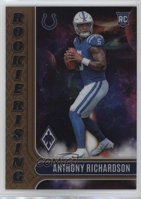 2023 Panini Phoenix Rookie Rising Bronze /50 Anthony Richardson #RIS-4 RC 0n1s