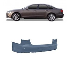 Stoßstange hinten 4x PDC grundiert für Audi A6 C7 (4G2, 4GC) Limousine 2014-2018