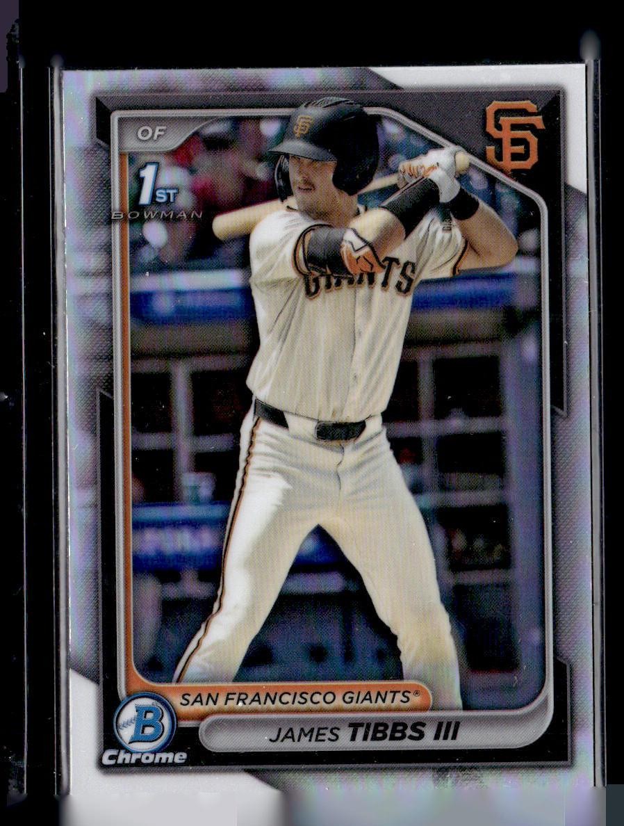 2024 Bowman Draft #BDC-40 James Tibbs III Chrome Refractor