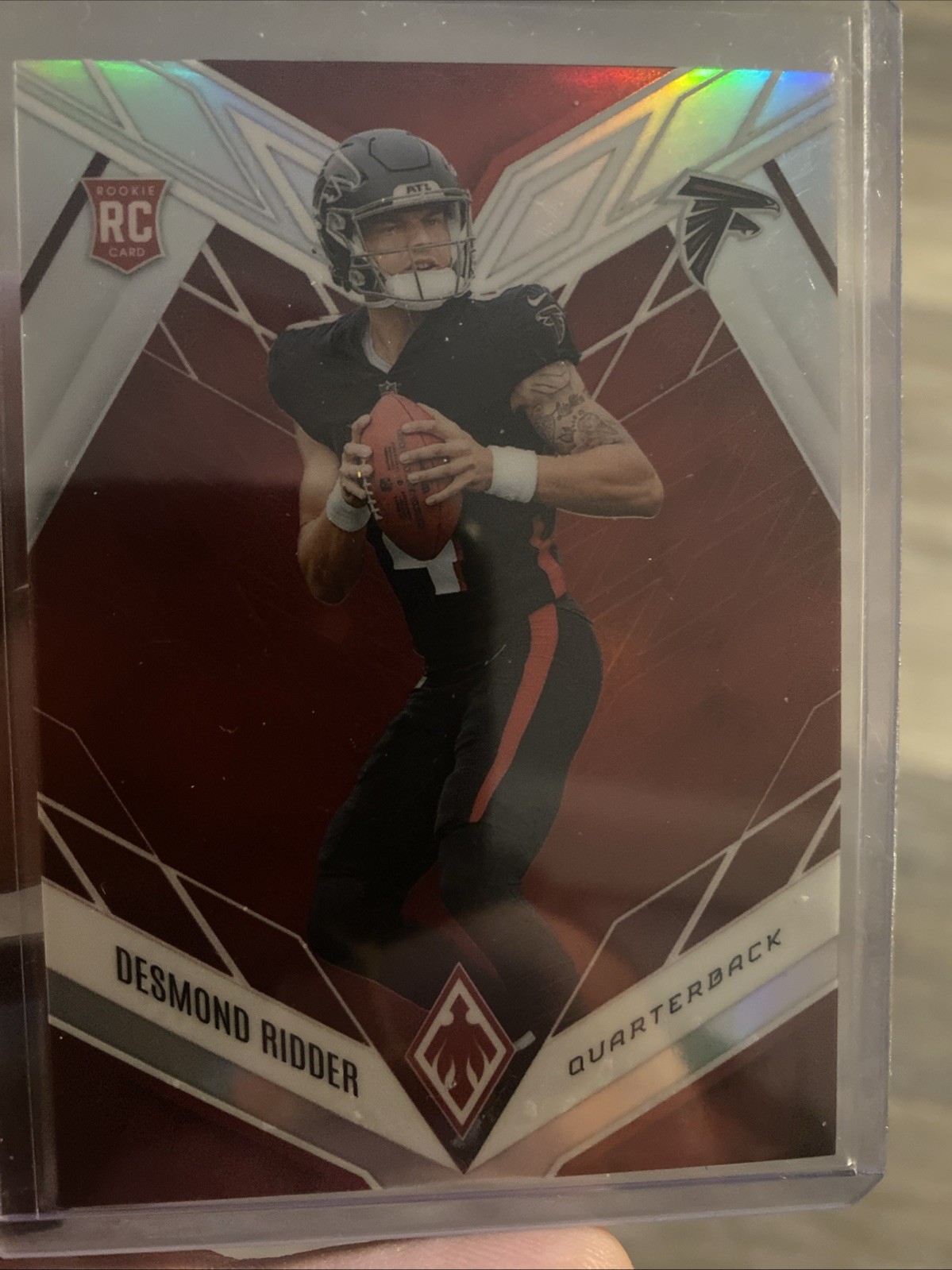 2022 Panini Phoenix - Rookies Desmond Ridder #104 Red /250 (RC)