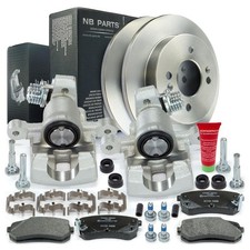 Bremssättel Bremsbeläge Bremsscheiben 234mm hinten für Kia Picanto SA 1.0 1.1