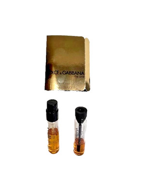 2 x Dolce & Gabbana  The One EDP Eau De Parfum Sample Vial 2ml / 0.06oz each