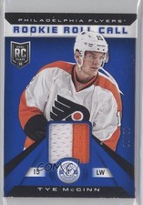 2013 Totally Certified Rookie Roll Call Blue Prime 20/50 Tye McGinn #RR-TMG 0b2