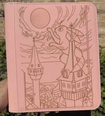 pokemon Laser Engraved 4 Pocket Umbreon Top Loader Binder Made To Order
