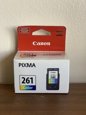 Canon Pixma 261 Color Ink FINE Cartridge CL-261 Genuine OEM New Sealed