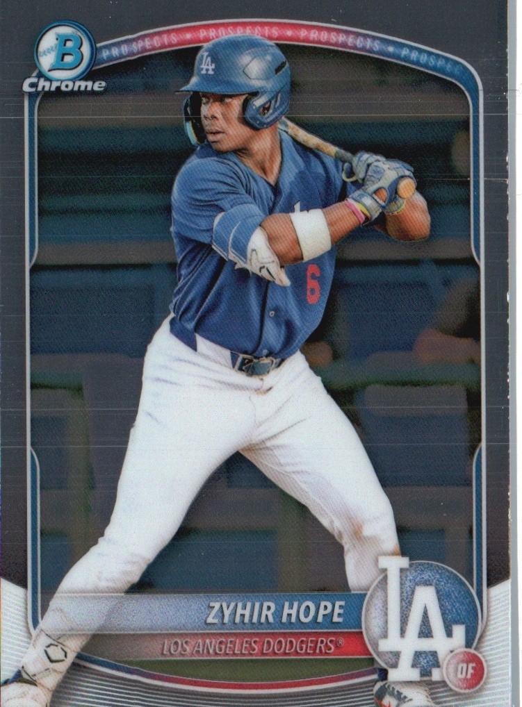 2025 Bowman #BCP-2 Zyhir Hope Chrome Prospects