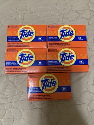 5 Ultra Tide Original Scent Single Laundry Detergent 2010 Vending Machine Box