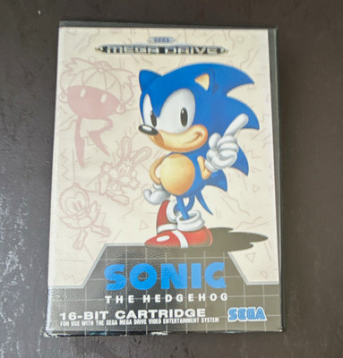 SEGA Sonic The Hedgehog Sega Mega Drive PAL (1991) 1 Spieler inkl. Anleitung