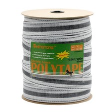 HENGTONG 2" 656ft Reflective Electric Fence Poly Tape Horse Fencing 12-Strand UV