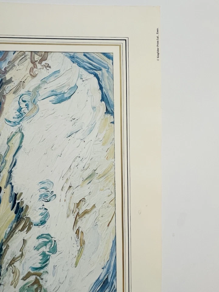 Impressão artística Vincent van Gogh "The Mulberry Tree" – Vintage 1980 Harry N. Abrams  - Imagem 4 de 4