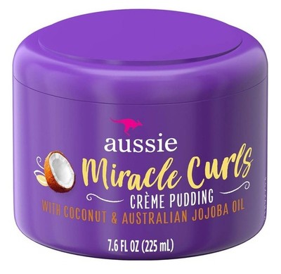 Aussie Miracle Curls Creme Pudding With Coconut Oil 7.6 Oz NEW
