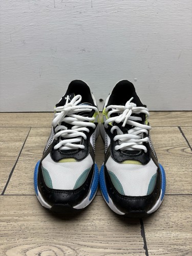 Puma RS-X White Energy Blue Athletic Sneaker (Size 7c US) Very Good See Desc