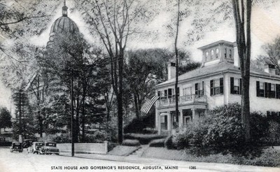 Augusta ME Maine ~ State House and Governor's Residence