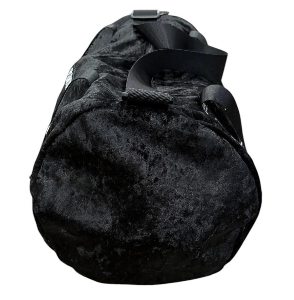 Bolso de Lona Victorias Secret ROSA Terciopelo Terciopelo Logo Negro Suave Foto 3 de 4