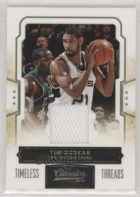 2009-10 Panini Classics Timeless Threads 159/199 Tim Duncan #31 HOF 0v1