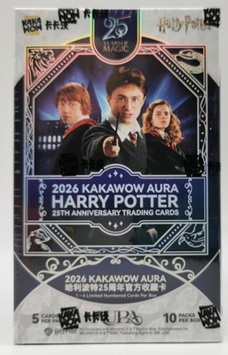 Kakawow Aura Harry Potter 25th Anniversary Trading Cards Hobby Box (2026)