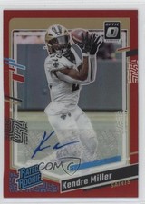 2023 Donruss Optic Rated Rookie RPS Red Prizm 70/75 Kendre Miller #284 Auto 1m2n