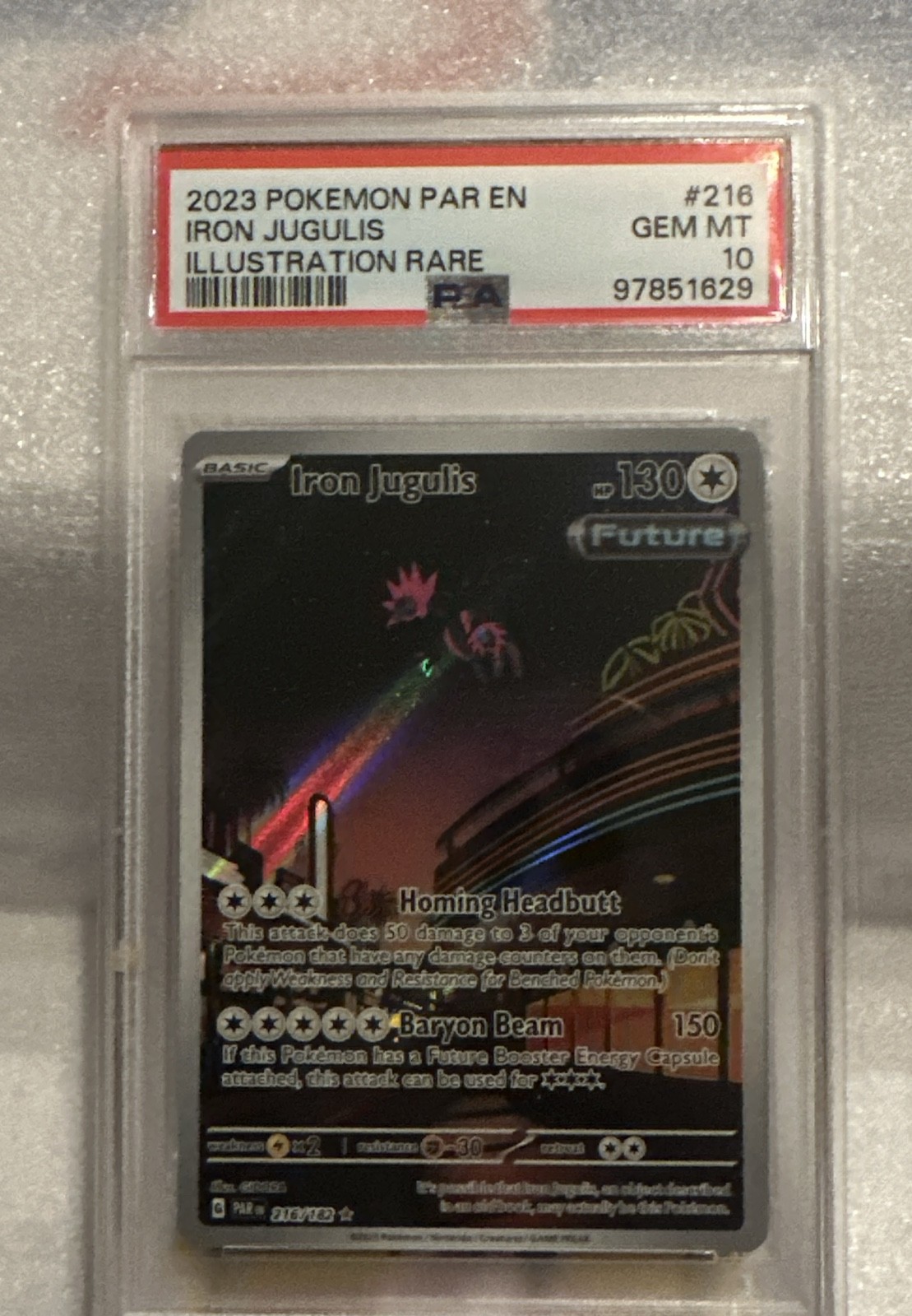 Iron Jugulis 216/182 Sv04: Paradox Rift Holo PSA 10