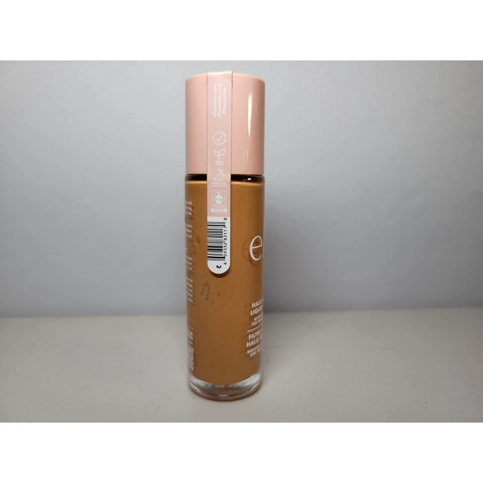 ELF Halo Glow Liquid Filter 5 Medium Tan Radiant Skin Makeup New - Image 2 of 4