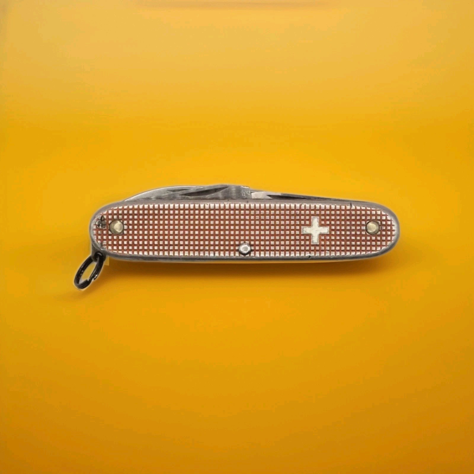 Vintage Victorinox Pioneer Swiss Army Knife Red Alox Old Cross