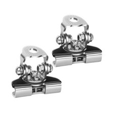 2PCS Car LED Light Bar Mounting Bracket, Adjustable Pillar Hood Work Galvanized