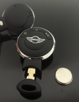 MINI original Schlüsselgehäuse + Logo Emblem Schlüssel Rohling BMW R56 R57 R5...