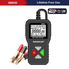 BM550 Car Battery Tester 6V 12V 24V 100-2000 CCA 2Ah-220Ah Detect AnalyzerTool