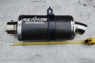 Remus Cut Down Stubby Race Can 53mm Inlet Universal Custom Streetfighter Project