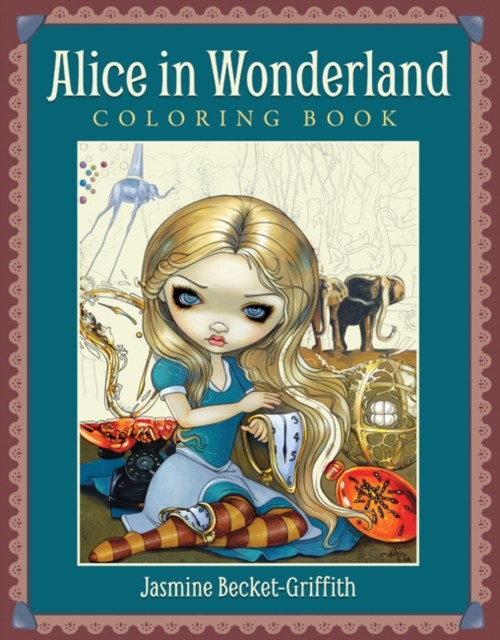 Alice in Wonderland Coloring Book (Paperback Book) - Image 4
