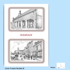 CP M 45023-223 POSTCARD 2 DRAWINGS 45 WELLS